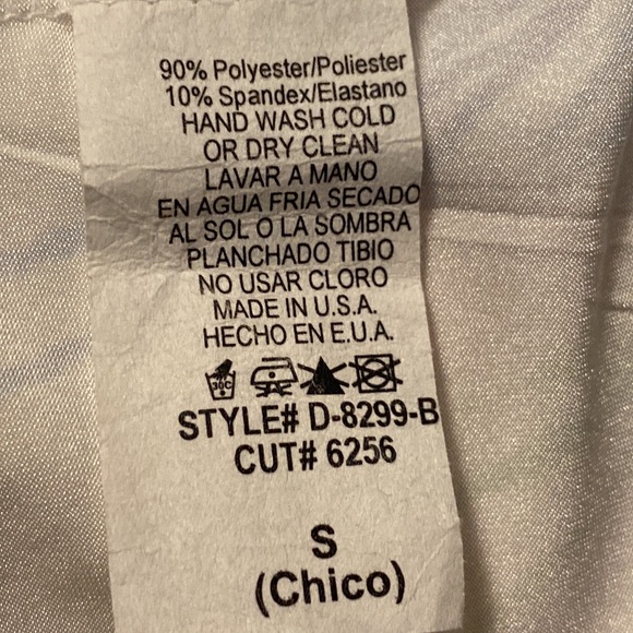 Y2K Flamingo USA Tube Dress Mini Strapless white multicolor Abstract Size S - Picture 8 of 11